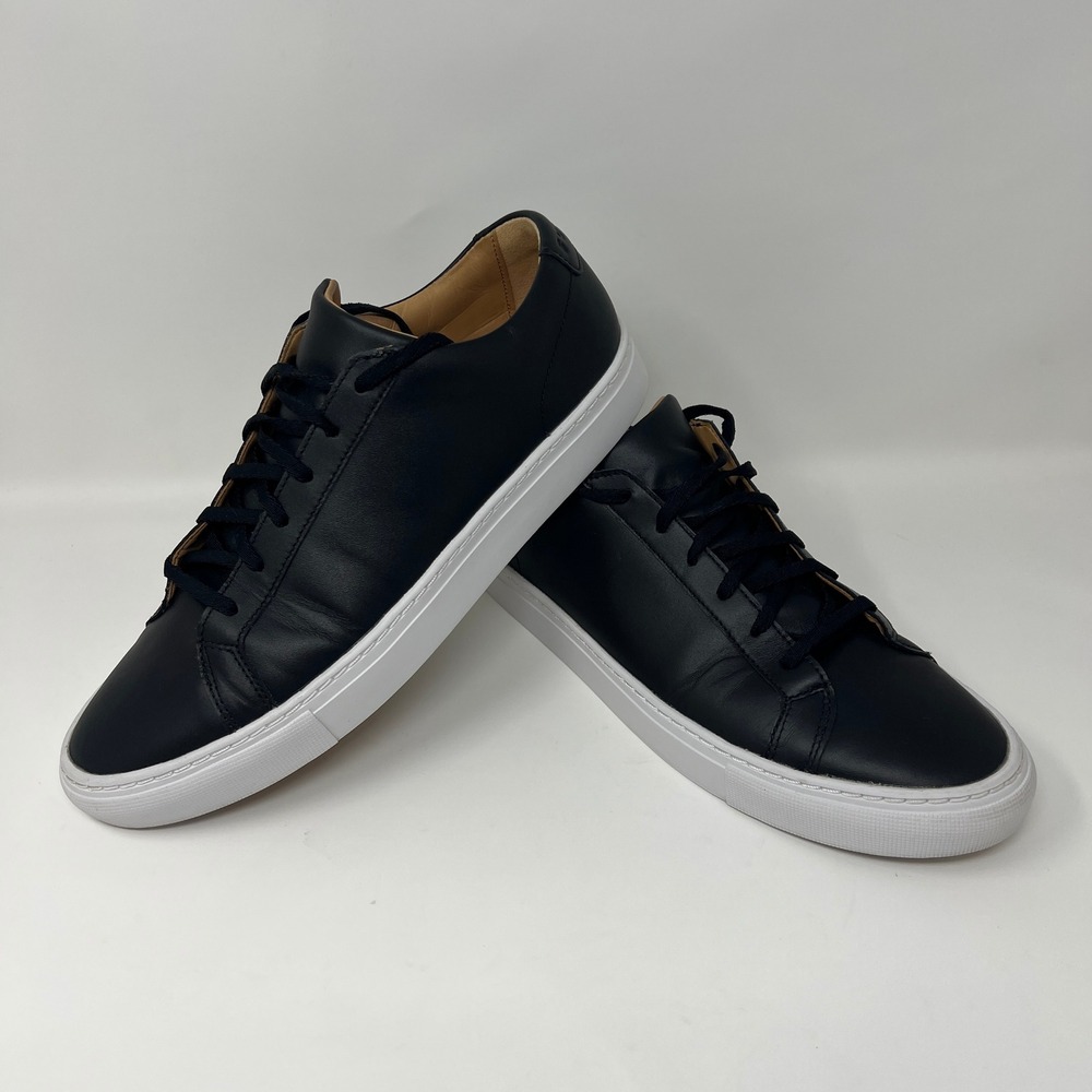 FootJoy FJ Court Spikeless Golf Shoes Men Black Leather Style 56389 Size 9.5 W